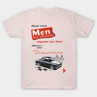 1957 RENAULT DAUPHINE - advert T-Shirt